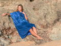 Poncho AZTRON niebieskie - WATER active - Obraz nr10