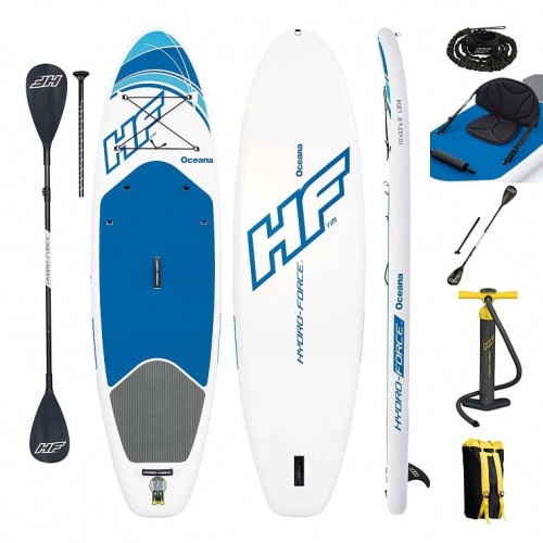 Deska SUP Oceana Combo XL HydroForce 2025 HF - zdjęcie produktowe - kompletny zestaw  z siedziskiem kajakowym i wiosłem 2w1