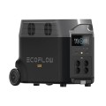 EcoFlow DELTA Pro – widok z prawej strony, kółka i panel sterowania
