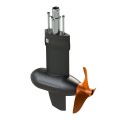 POD Drive 3.0 FP Torqeedo - widok 2/3 z tyłu, śruba trójłopatowa