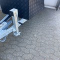 Robot Trolley widok montażu regulowanego przykręcanego do ramy bez movera
