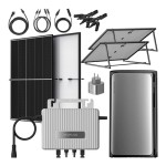 Zestaw fotowoltaiki balkonowej EcoFlow Stream Advance AC Pro z magazynem energii