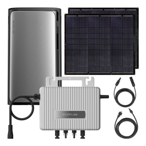 Zestaw fotowoltaiki balkonowej EcoFlow Stream Easy Flex  AC Pro z magazynem energii