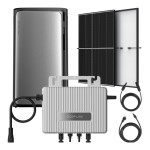Zestaw fotowoltaiki balkonowej EcoFlow Stream Easy  AC Pro z magazynem energii 