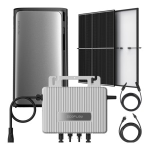Zestaw fotowoltaiki balkonowej EcoFlow Stream Easy  AC Pro z magazynem energii 