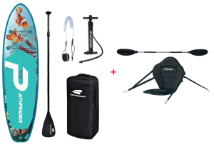Deska SUP z zestawem kajakowym prawdziwym Marine Clown 10.2 Pathfinder + siedzisko + wiosło kajakowe