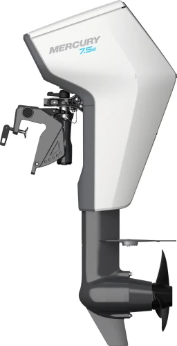 Mercury Avator 7.5e Remote – sterociąg (remote kit), uchwyty i mocowania – ujęcie z boku