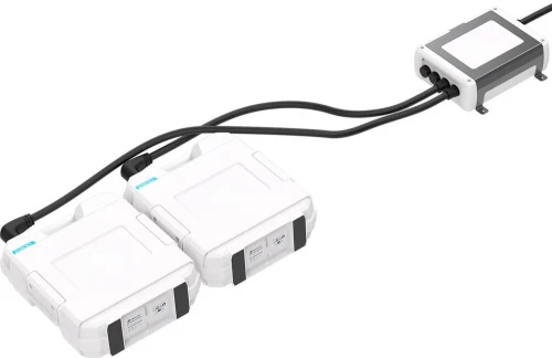 Mercury Avator - kabel do podłączenia baterii do jednostki centralnej - na zdjęciu dwie baterie podpięte do do jednostki
