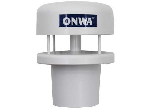 Anemometr ultradźwiękowy – widok z przodu; ONWA KW-360 MINI, kompaktowa głowica IP65.