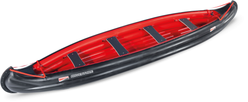 Kanu Grabner Adventure SL – widok 3/4 z przodu (lewy skos), 4 ławki