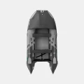 Ponton pięcioosobowy Gladiator Active C370AL szaro-ciemnoszary – widok z góry na wnętrze i aluminiową podłogę.