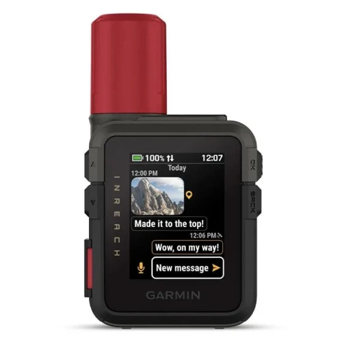 Garmin inReach Mini 3 Plus – komunikator satelitarny, ekran czatu i przycisk nowej wiadomości