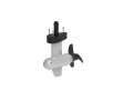 ePropulsion Pod Drive 6.0 Evo – napęd podkadłubowy, render 3D, ujęcie 3/4 ze śrubą