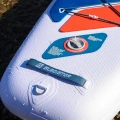 sup touring Gladiator Origin 12.6T – tył deski, zawór, uchwyt i bungee na bagaż