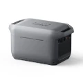 Anker SOLIX C2000 Gen 2 2400W – widok z tyłu pod kątem, złącza wejściowe/ładowania po boku obudowy