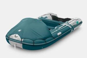 Ponton Gladiator Active C420 AL morski - biały + markiza i torby