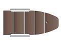 KM-330 ponton kolibri podłoga