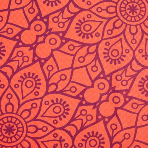 Mata do jogi MANDALA pomarańcz - Joga - Obraz nr5