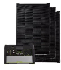 Goal Zero - Zestaw solarny z generatorem Yeti 1000X EU Lithium +  3x panel Boulder 100W 