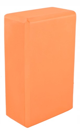 Kostka do jogi Premium pomarańczowa - Joga - Obraz nr1