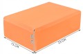 Kostka do jogi Premium pomarańczowa - Joga - Obraz nr2