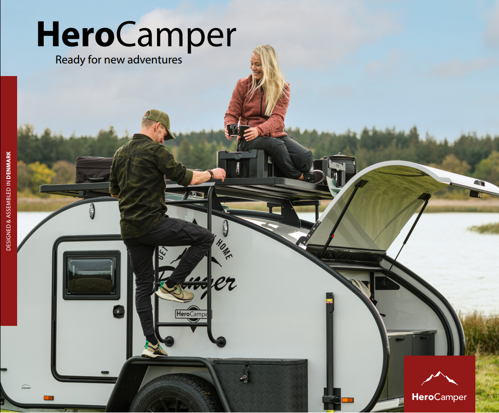 HeroCamper Ranger w terenie – mała przyczepa wyprawowa do podróży poza utwardzonymi drogami