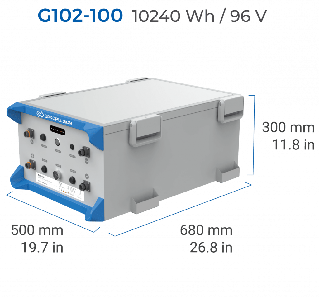 Bateria ePropulsion G102-100 96 V – element ekosystemu X Series